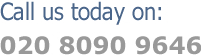 Call us on 0208 090 9646